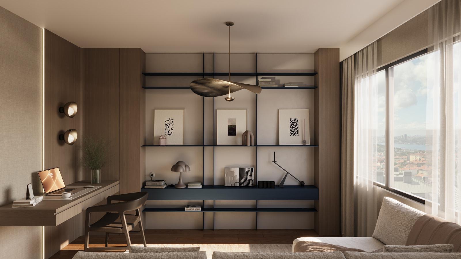 Antteras Nev — Çalışma Odası & Kitaplık